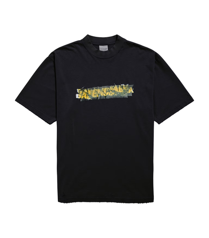 Balenciaga Cotton Messy Spray T-Shirt