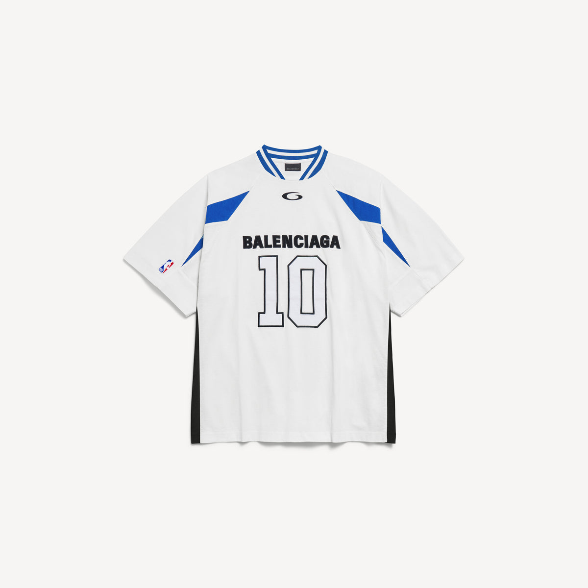 Balenciaga x NBA Collaboration Oversized T-Shirt — White / Multicolor