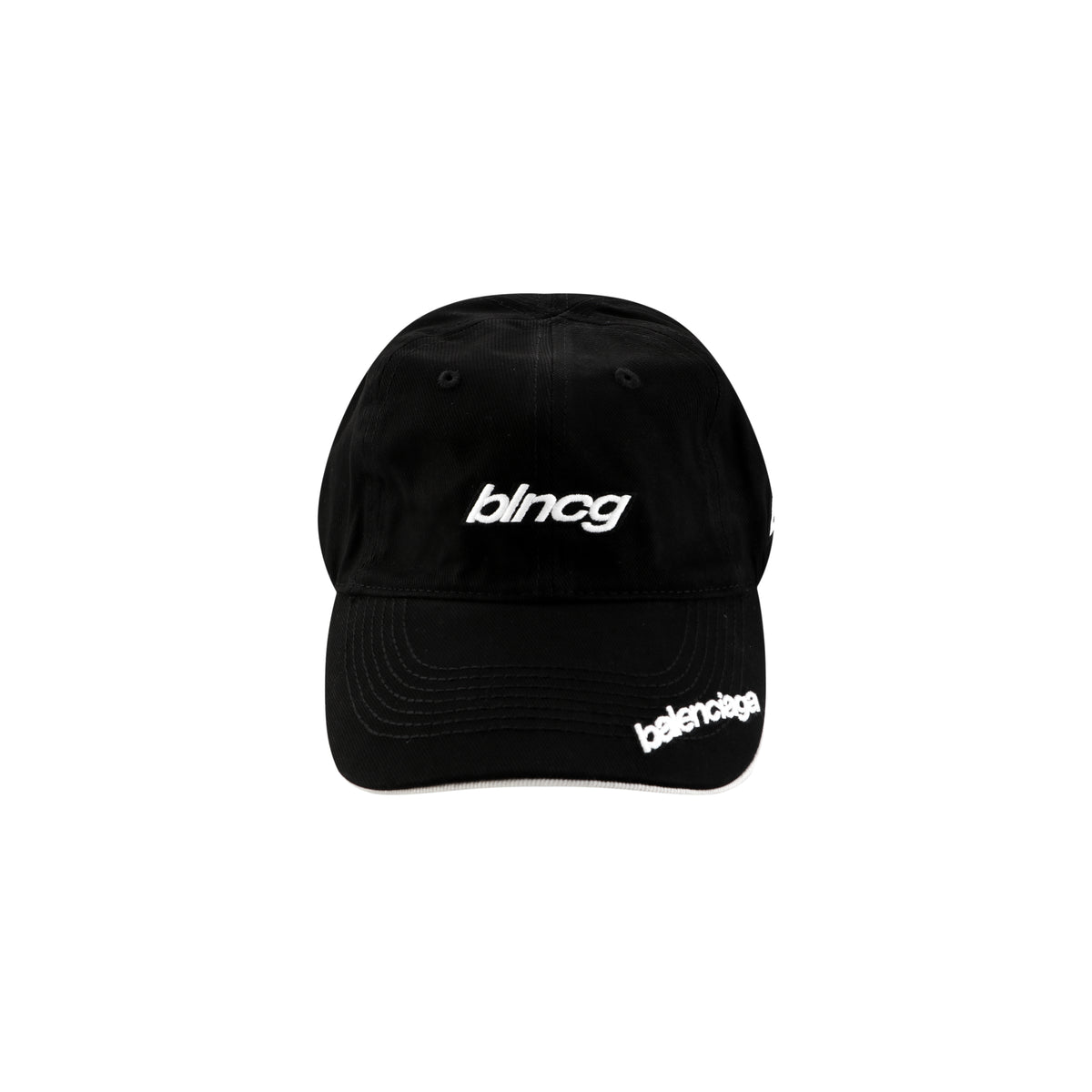 Balenciaga BLNCG Baseball Cap — Black