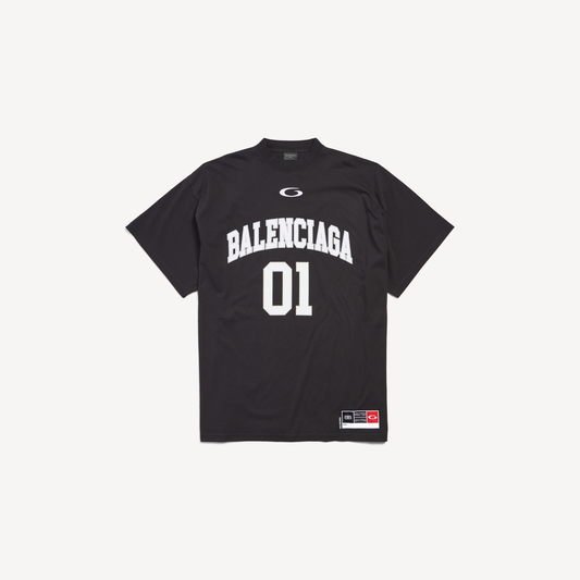 Balenciaga Basketball Series Jersey T-Shirt – Black / White