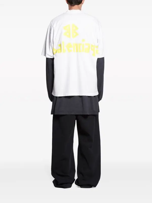 Balenciaga Tape Type Cotton T-Shirt