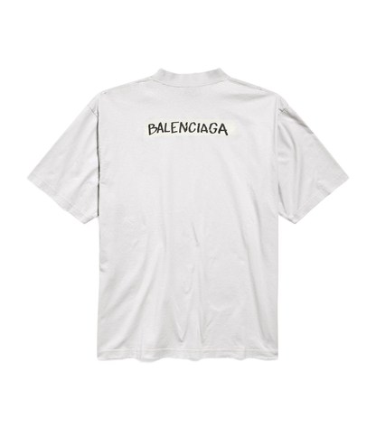 Balenciaga Cotton Masking Tape Logo T-Shirt