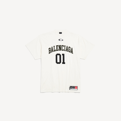 Balenciaga Basketball Series Jersey T-Shirt – Black / White