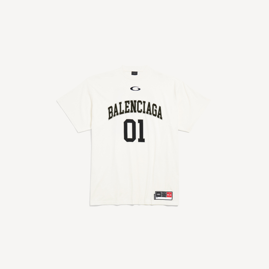 Balenciaga Basketball Series Jersey T-Shirt – Black / White