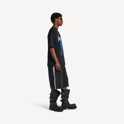 Balenciaga Paris Thunderstorm Oversized T-Shirt – Black