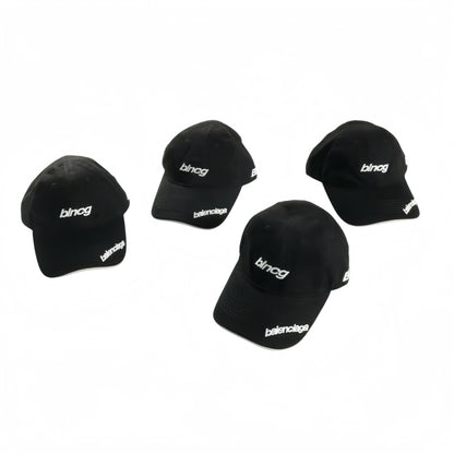 Balenciaga BLNCG Baseball Cap — Black