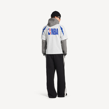 Balenciaga x NBA Collaboration Oversized T-Shirt — White / Multicolor