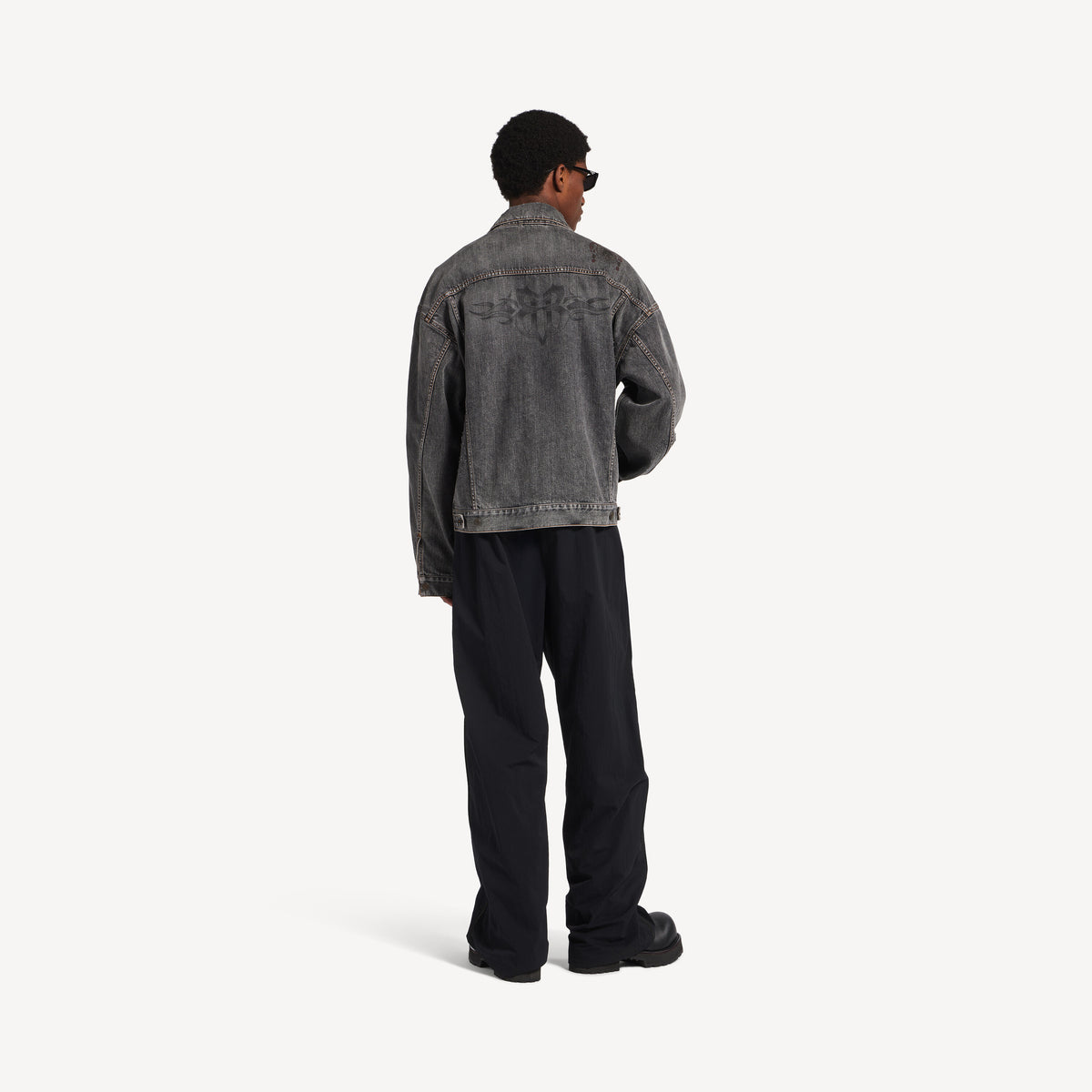 Balenciaga Loop Sports Icon Trousers – Black Technical Polyamide