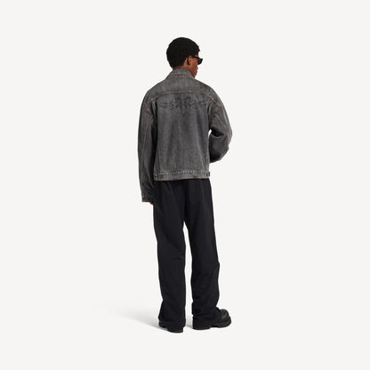 Balenciaga Loop Sports Icon Trousers – Black Technical Polyamide