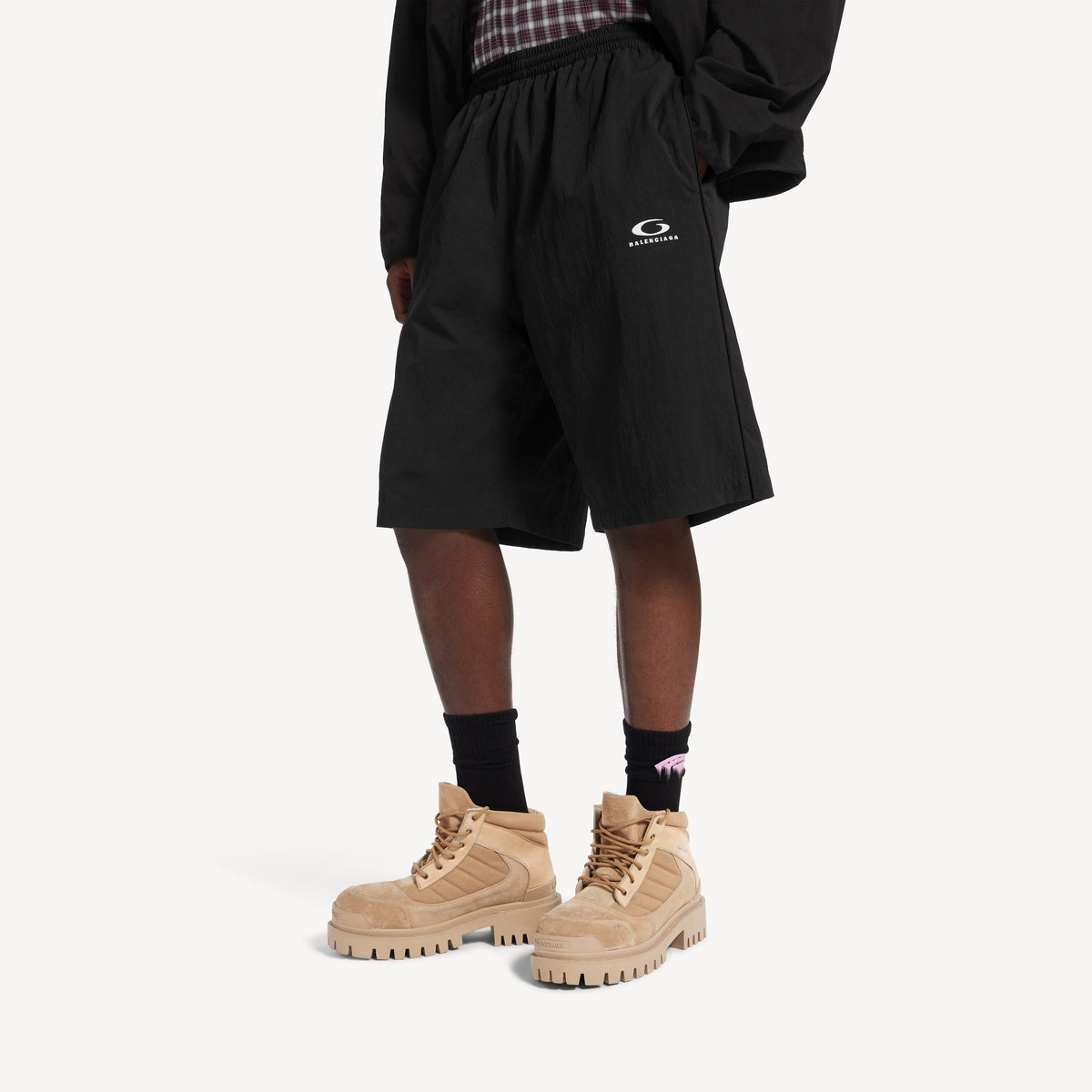 Balenciaga Tracksuit Shorts – Black