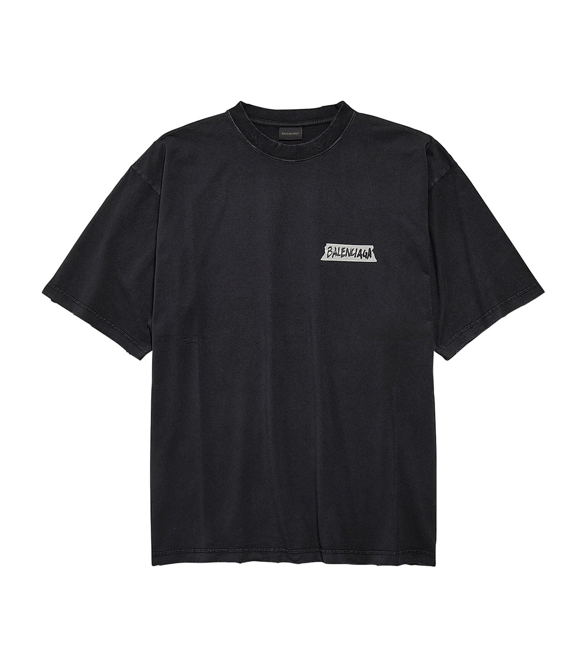 Balenciaga Cotton Masking Tape Logo T-Shirt