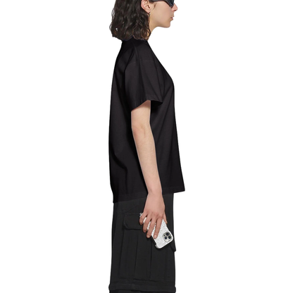 Balenciaga Political Campaign Logo Short Sleeve T-Shirt — Black