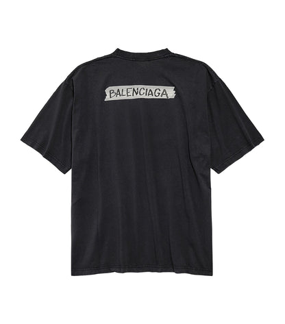 Balenciaga Cotton Masking Tape Logo T-Shirt