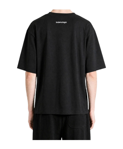 Balenciaga Black Bodies Medium Fit Crewneck T-Shirt