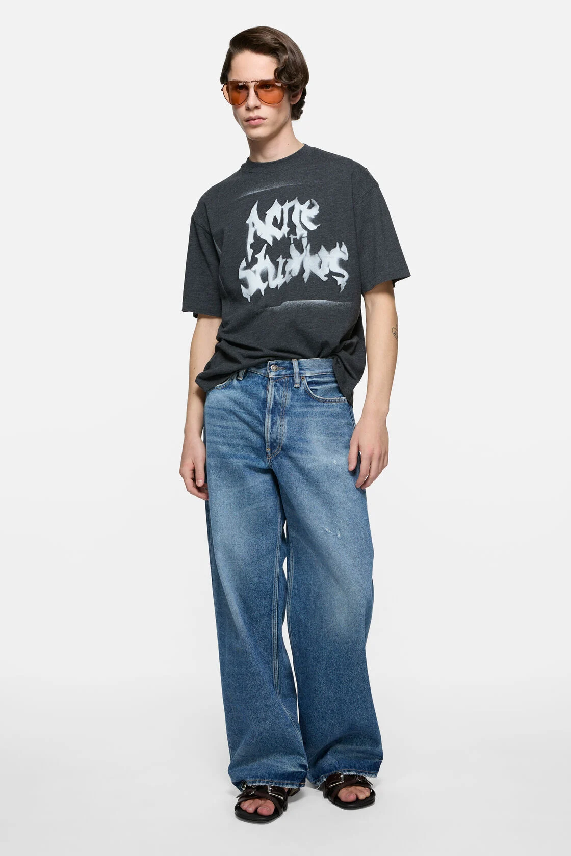 Acne Studios Gothic Logo S/S T-Shirt