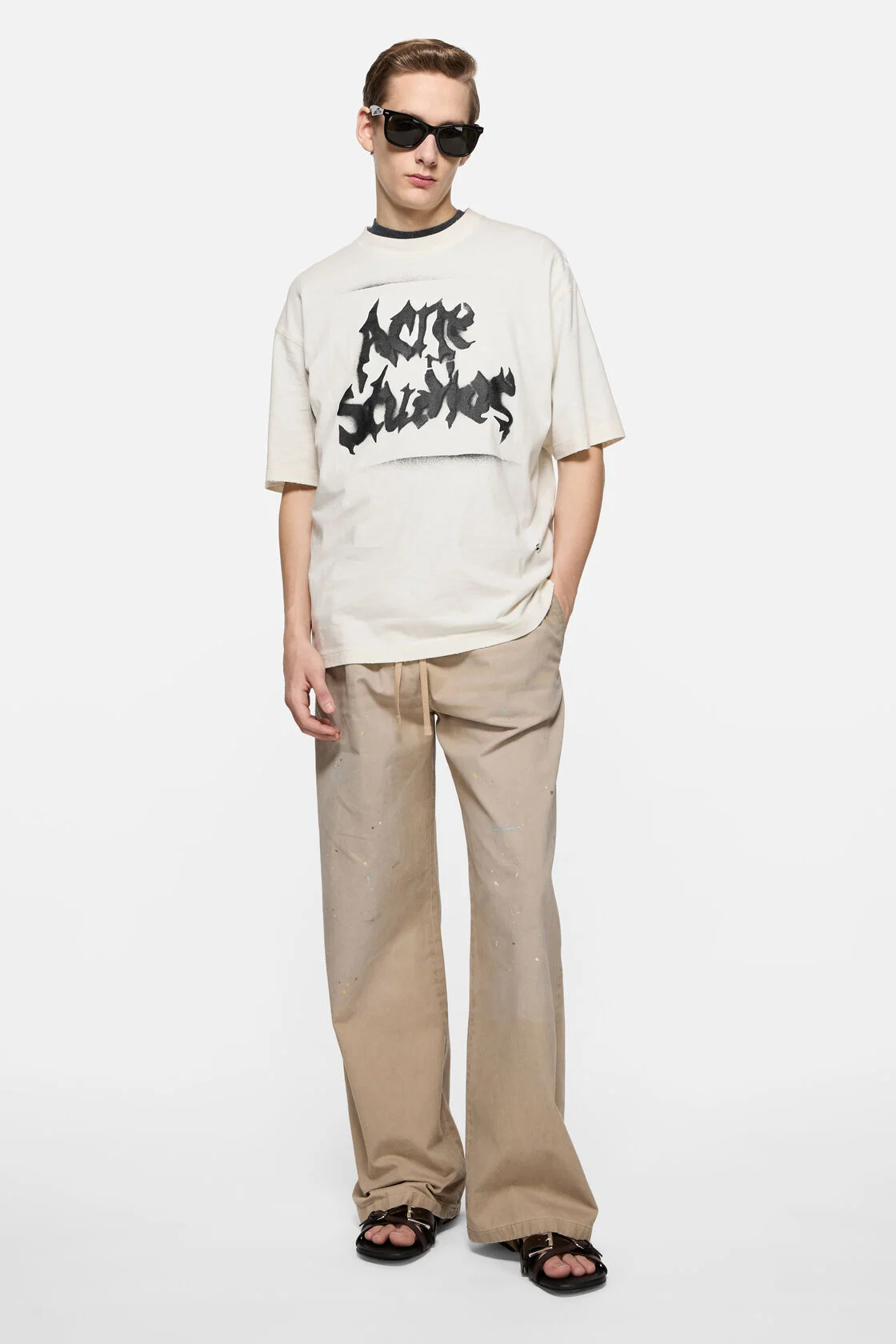 Acne Studios Gothic Logo S/S T-Shirt