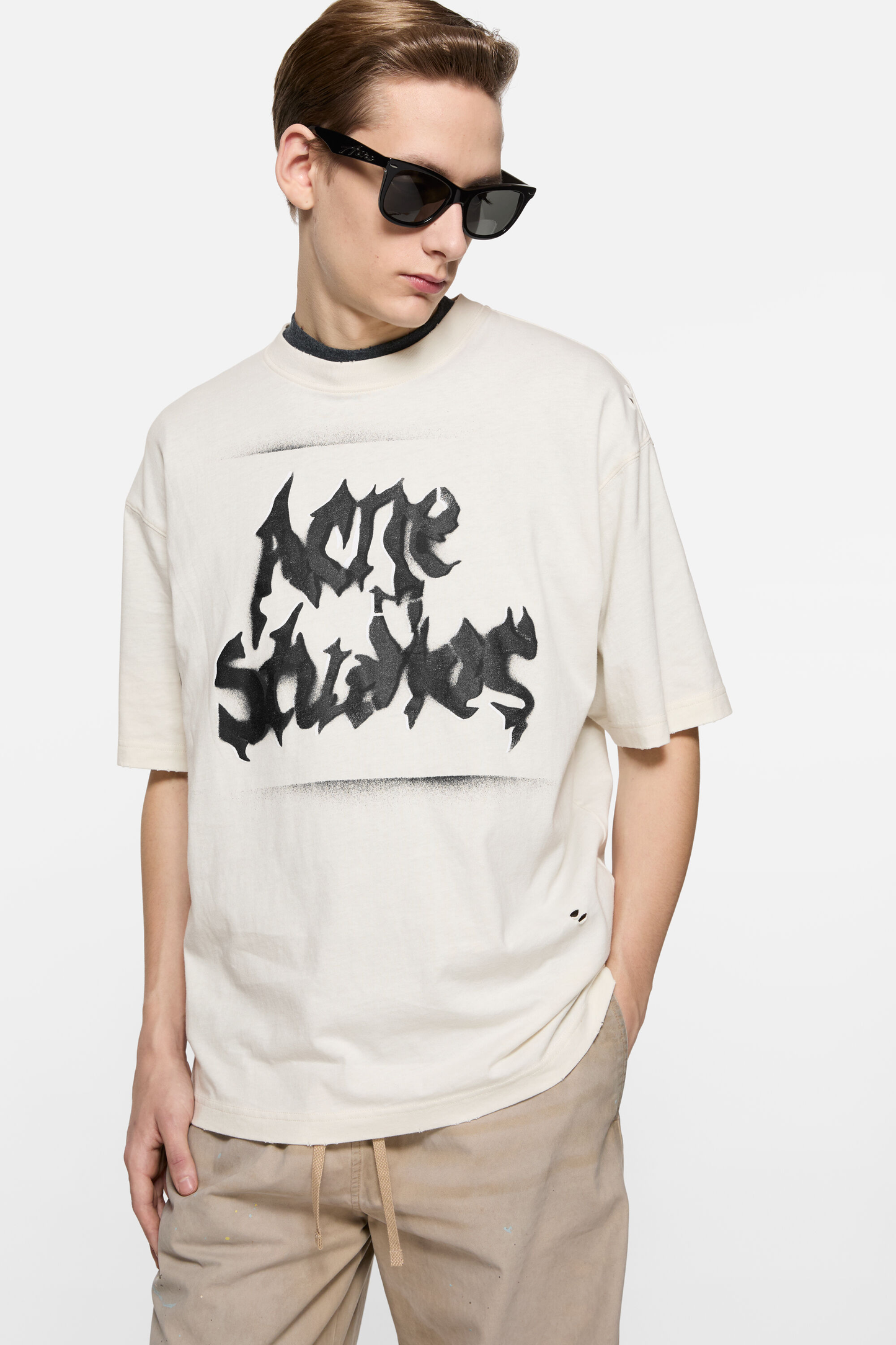 Acne Studios Gothic Logo S/S T-Shirt