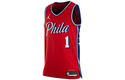 Air Jordan Dri-FIT NBA Philadelphia 76ers Statement Edition Swingman Jersey DO9539-664