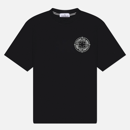 Stone Island Men's Organic Cotton Compass Knit T-Shirt