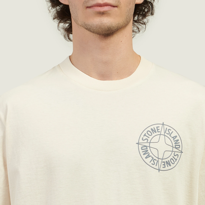 Stone Island Men's Organic Cotton Compass Knit T-Shirt