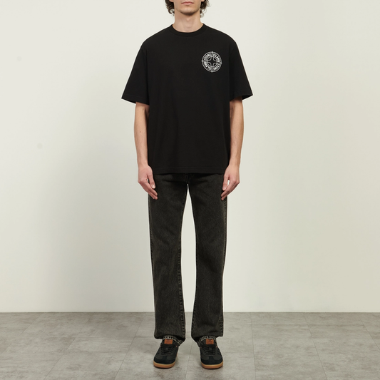 Stone Island Men's Organic Cotton Compass Knit T-Shirt