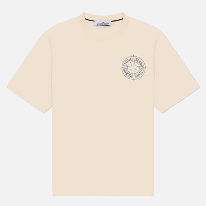 Stone Island Men's Organic Cotton Compass Knit T-Shirt