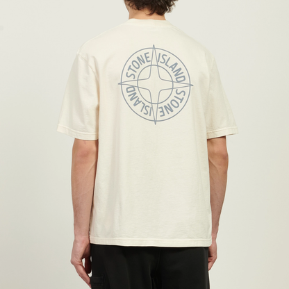 Stone Island Men's Organic Cotton Compass Knit T-Shirt