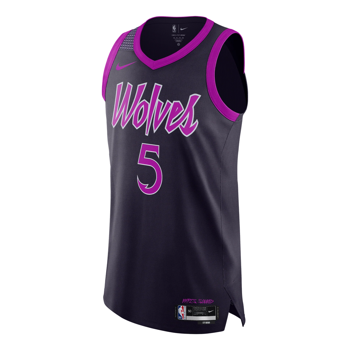 Nike Anthony Edwards Minnesota Timberwolves City Edition NBA Authentic Jersey – HM6114-526