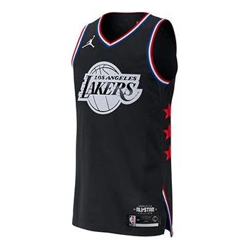 Air Jordan NBA LeBron James #23 Los Angeles Lakers 2019 All-Star Jersey, Black - AQ7288-017