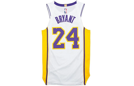 Nike Kobe Bryant #24 Los Angeles Lakers Jersey - White AQ2106-100