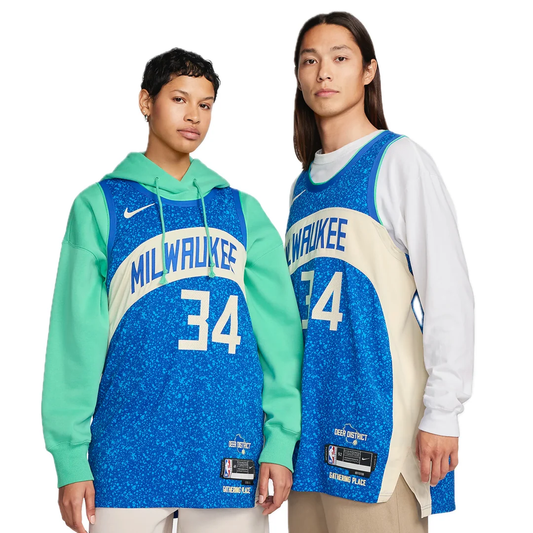 Nike Dri-FIT ADV NBA Authentic Jersey 2023/24 City Edition – Giannis Antetokounmpo #34 Milwaukee Bucks - DX8766-406