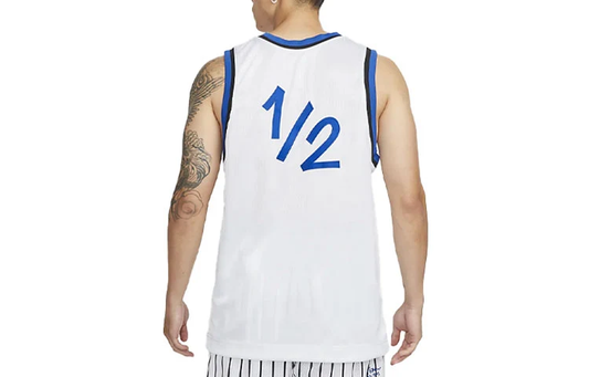 Nike Dri-FIT Lil Penny Premium Basketball Jersey - White & Blue - DA5992-100