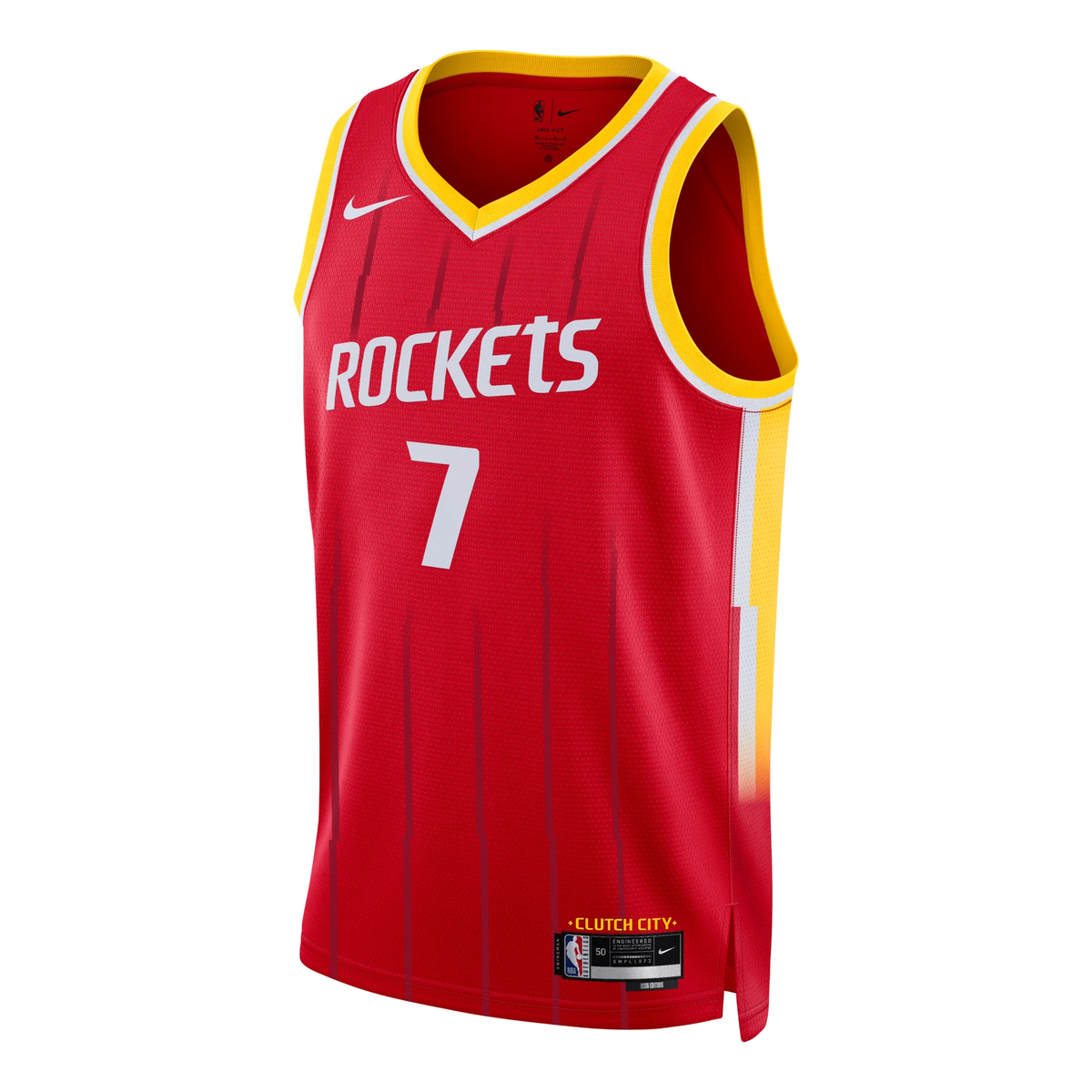 Nike Dri-FIT NBA Houston Rockets University Red Icon Edition Swingman Jersey II4511-657