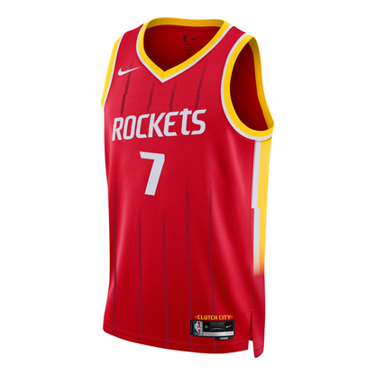 Nike Dri-FIT NBA Houston Rockets University Red Icon Edition Swingman Jersey II4511-657