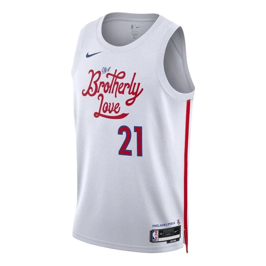 Nike Dri-FIT NBA Philadelphia 76ers Joel Embiid City Edition 2022/23 Swingman Jersey DO9606-101
