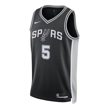 Nike NBA Stephon Castle San Antonio Spurs Icon Edition Dri-FIT Swingman Jersey – DN2022-017