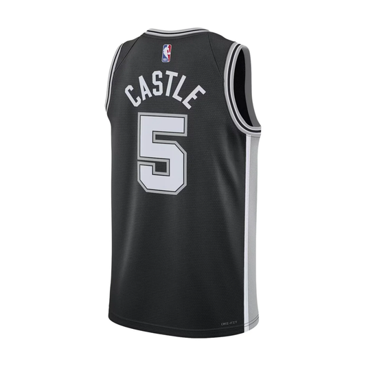 Nike NBA Stephon Castle San Antonio Spurs Icon Edition Dri-FIT Swingman Jersey – DN2022-017