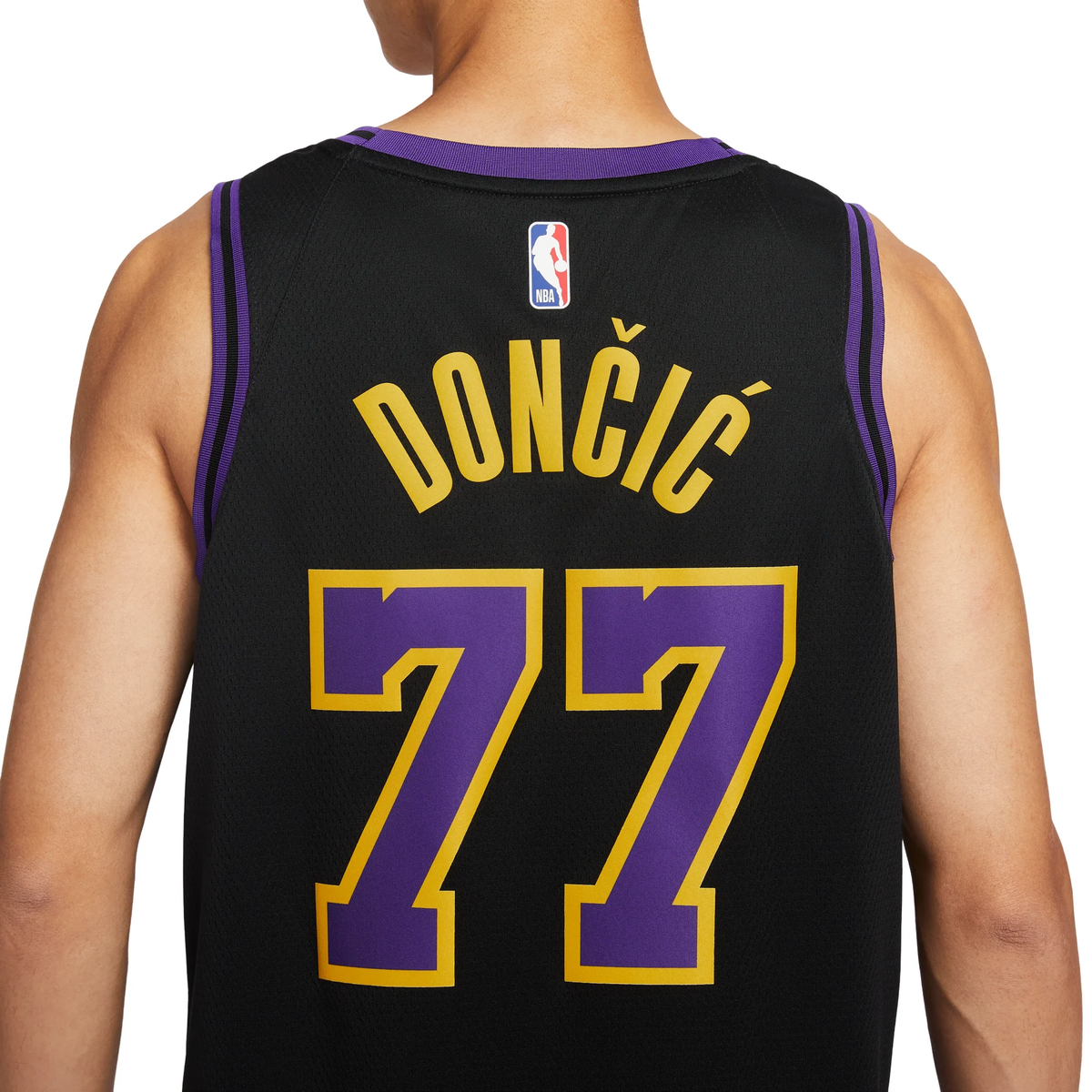 Nike NBA Luka Dončič Los Angeles Lakers City Edition Dri-FIT Swingman Jersey – DX8506-014