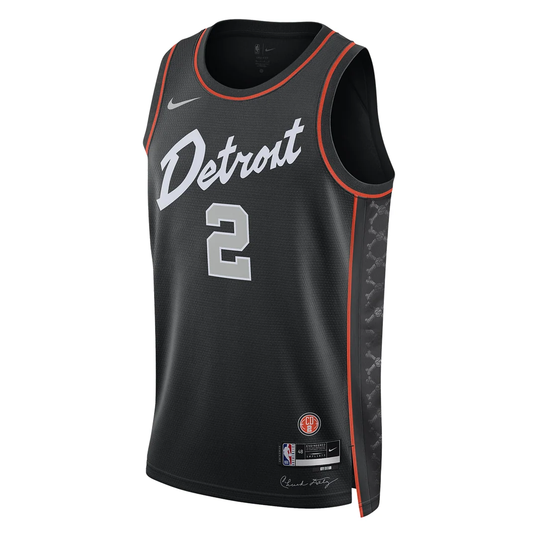 Nike Dri-FIT NBA Cade Cunningham Detroit Pistons 2023/24 City Edition Swingman Jersey #2 – DX8501-010