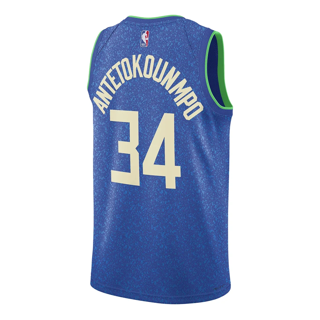 Nike Dri-FIT NBA Swingman Jersey 2023/24 City Edition – Giannis Antetokounmpo Milwaukee Bucks - DX8509-407