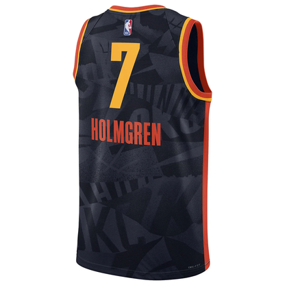 Nike Dri-FIT NBA Chet Holmgren Oklahoma City Thunder 2023/24 City Edition Swingman Jersey #7 – Navy