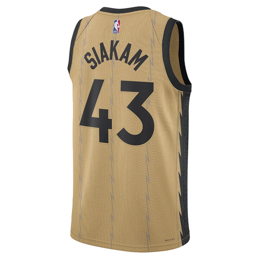 Nike Dri-FIT NBA Pascal Siakam Toronto Raptors 2023/24 City Edition Swingman Jersey #43 – Black