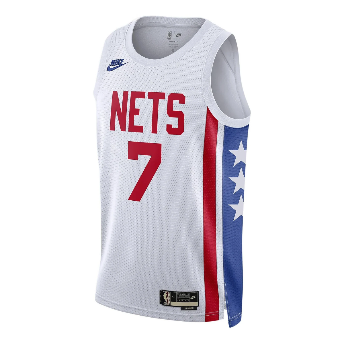 Nike NBA Brooklyn Nets Kevin Durant HWC Swingman Jersey - White - DO9444-101