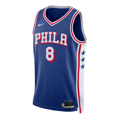 Nike NBA Paul George Philadelphia 76ers Icon Edition Dri-FIT Swingman Jersey – DX8620-495