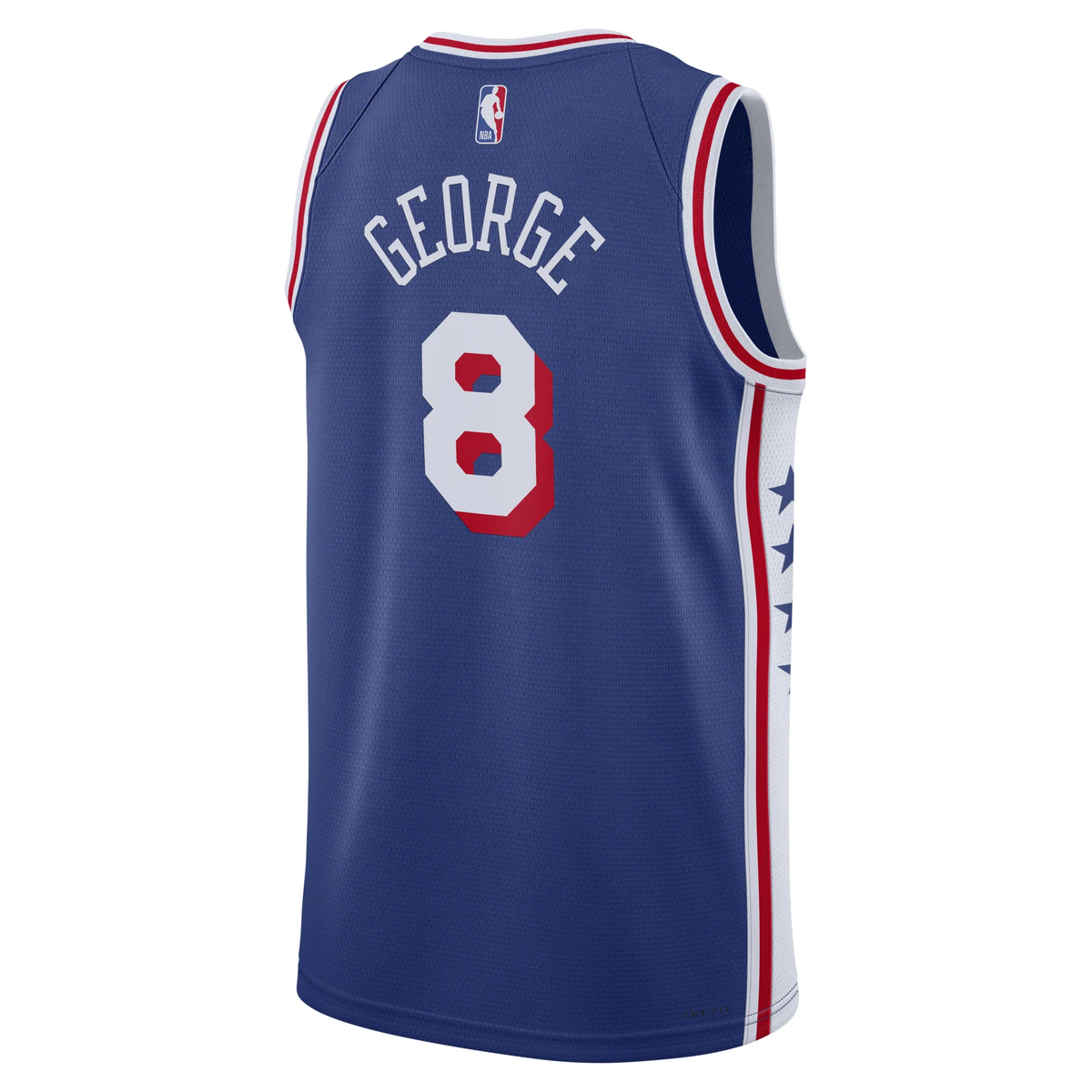 Nike NBA Paul George Philadelphia 76ers Icon Edition Dri-FIT Swingman Jersey – DX8620-495