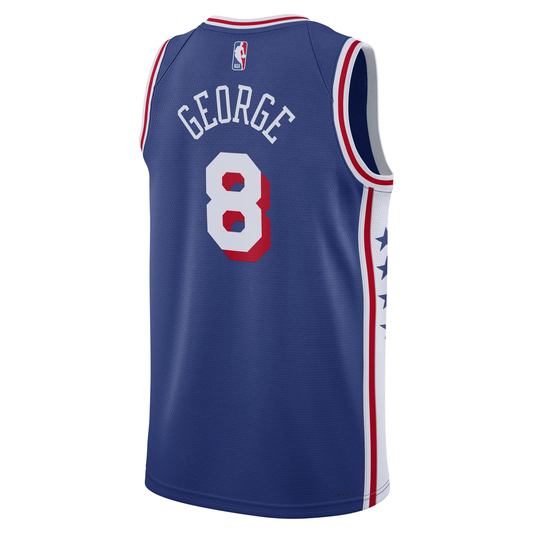 Nike NBA Paul George Philadelphia 76ers Icon Edition Dri-FIT Swingman Jersey – DX8620-495