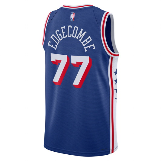 Nike NBA VJ Edgecombe Philadelphia 76ers Icon Edition Dri-FIT Swingman Jersey – DX8620-496