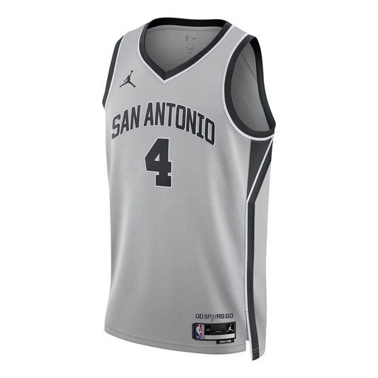 Nike NBA De'Aaron Fox San Antonio Spurs Statement Edition Dri-FIT Swingman Jersey – HM4882-009