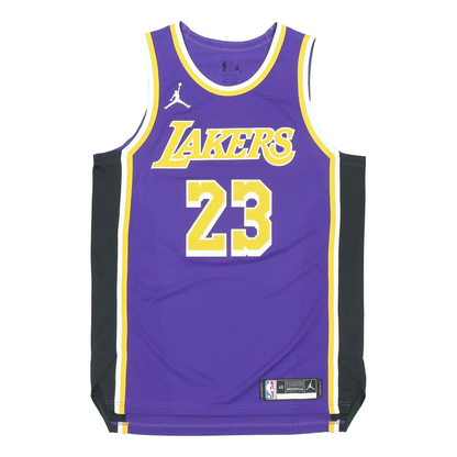 Air Jordan x NBA LeBron James #23 Los Angeles Lakers AU Player Edition Jersey - Purple - CV8856-511