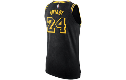 Nike Kobe Bryant Los Angeles Lakers Authentic City Edition Jersey - Black/Yellow AJ6430-011